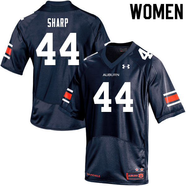 Women's Auburn Tigers #44 Jay Sharp Navy 2021 College Stitched Football Jersey